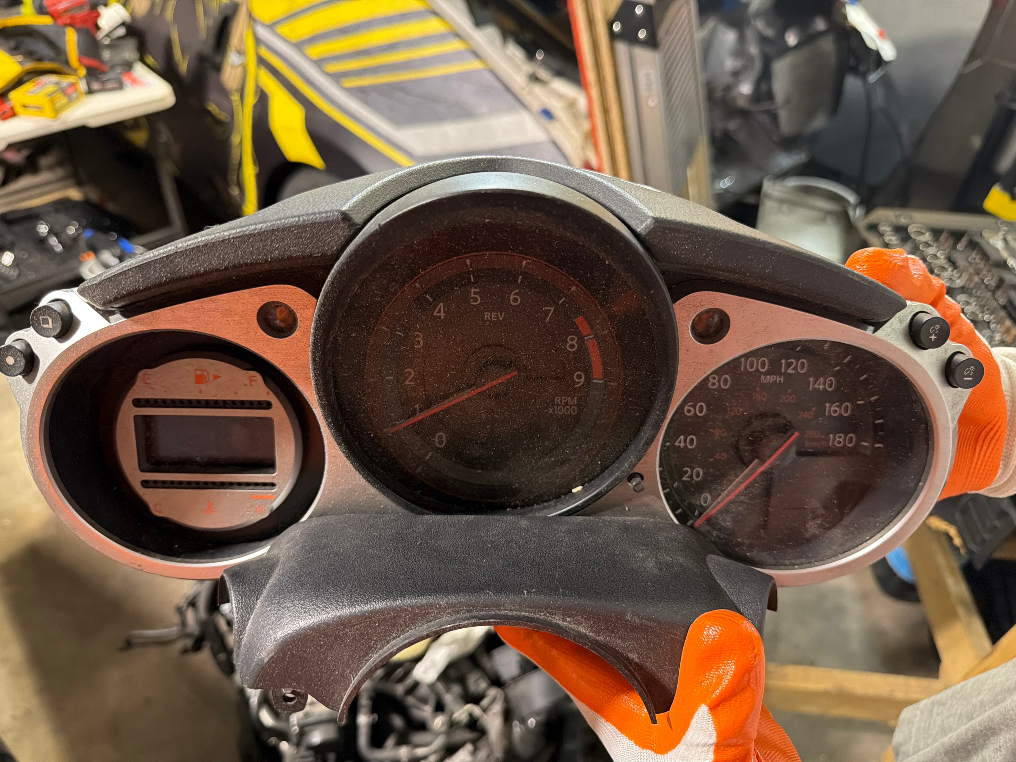Toyota MR2 Spyder (ZZW30) OEM instrument cluster — 180mph speedo, 9k tach — photo 1 of 1