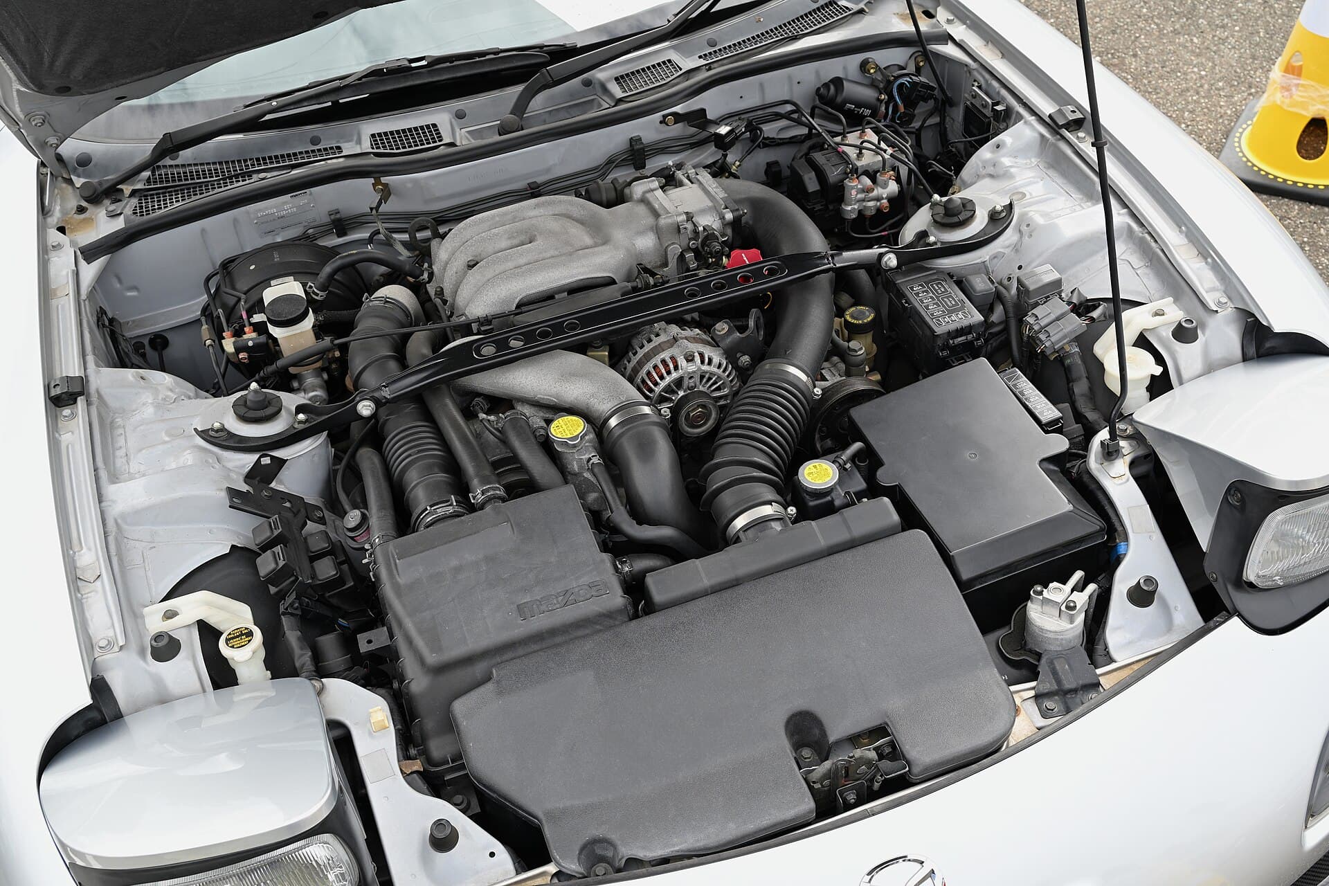 KA24DE-T turbo manifold + downpipe, T3 flange — fab'd — thumbnail 2