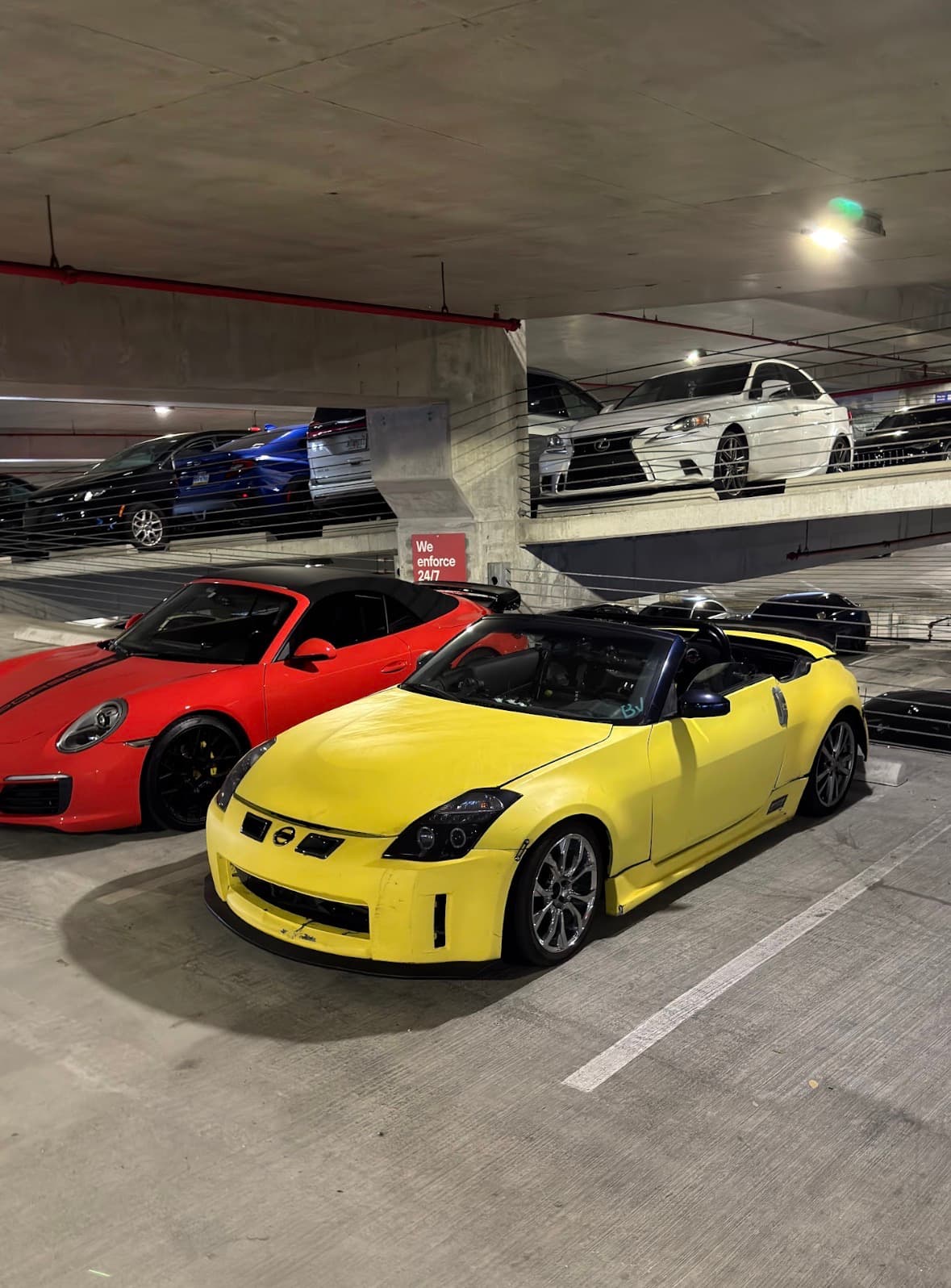 Z33 350z Roadster drift build — turnkey roller, Dark Force livery, hardtop deleted — thumbnail 2